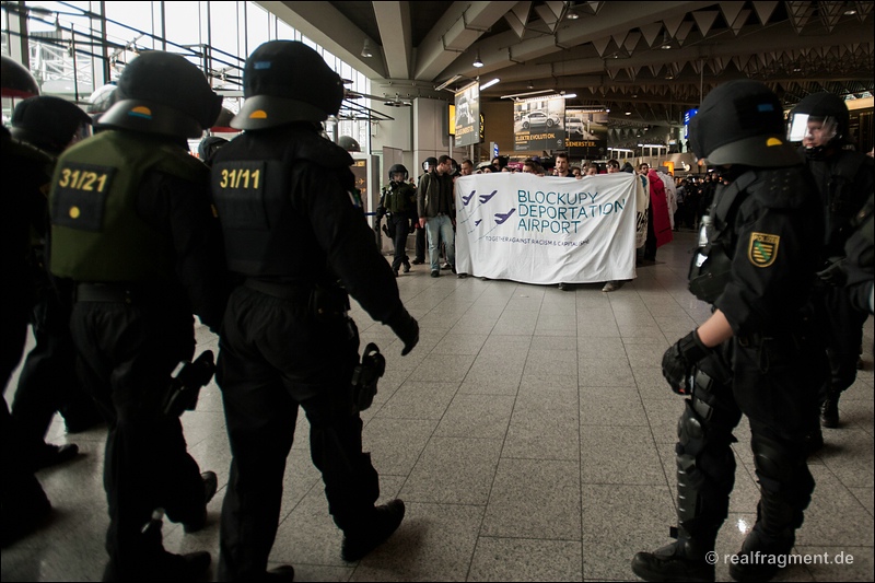 Blockupy Frankfurt: Blockade, Aktion, Demonstration